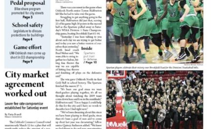 March 22, 2018 Oshkosh Herald