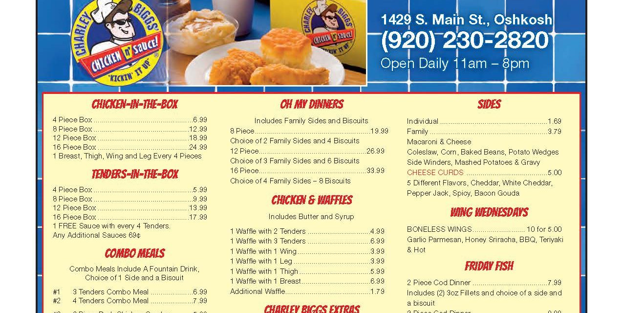 Menu Guide – Sept. 2020