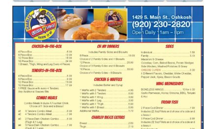 Menu Guide – Sept. 2020