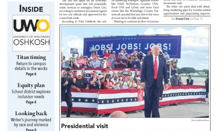 President Trump stops in Oshkosh, Mental Health program for kids, Event City look for image update. These local stories and more in the August 19, 2020 Oshkosh Herald.