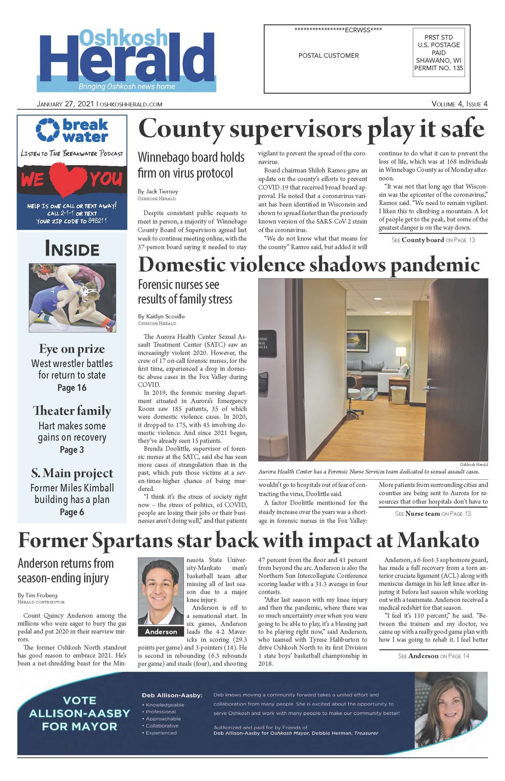 January 27, 2021 Oshkosh Herald