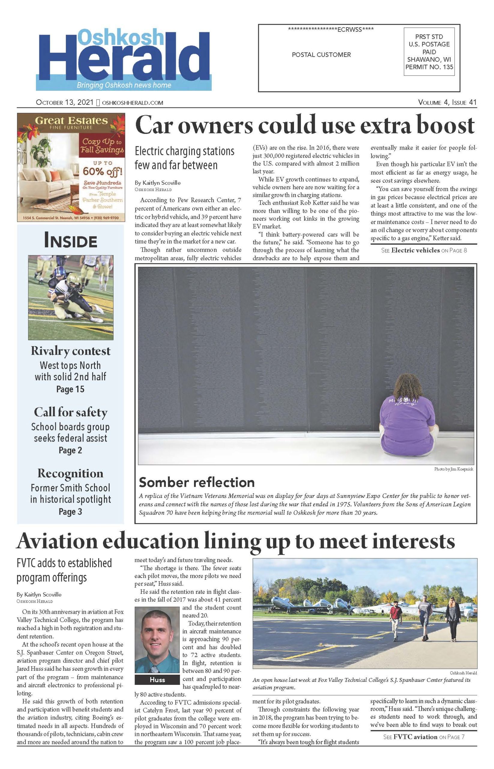 October 13, 2021 Oshkosh Herald