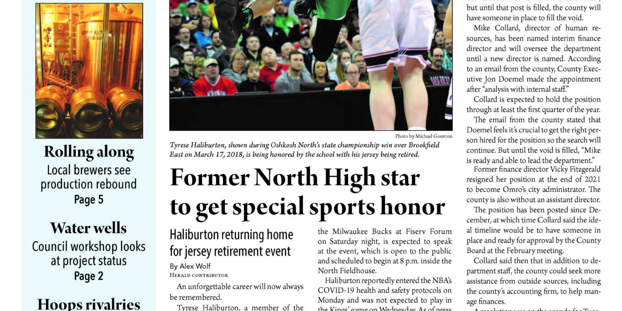 January 19, 2022 Oshkosh Herald