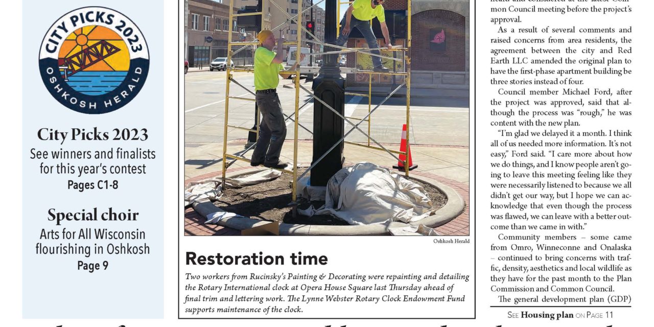 April 19, 2023 Oshkosh Herald & 2023 City Picks